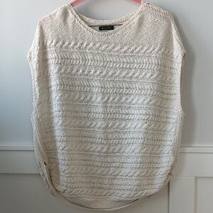 Massimo Dutti Textured Cream Sweater